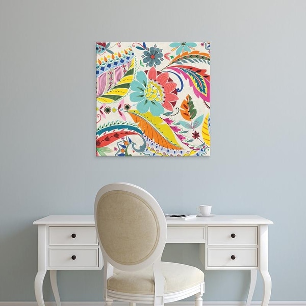 Easy Art Prints Wild Apple Portfolio's 'Boho Paisley I' Premium Canvas Art