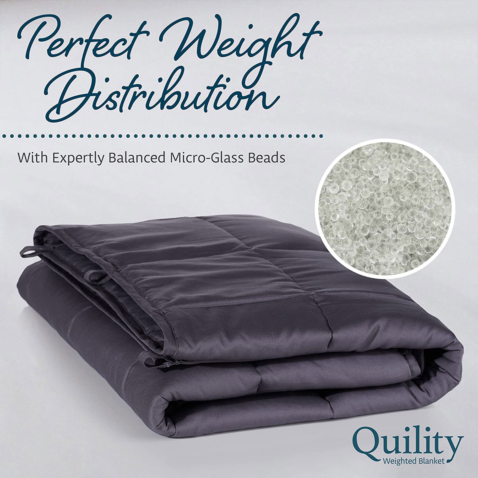 Quility premium adult discount weighted blanket removable cover