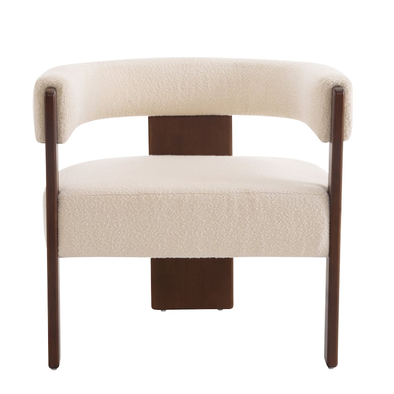Christopher Knight Home - Emery Modern Upholstered Boucle Fabric Accent Armchair