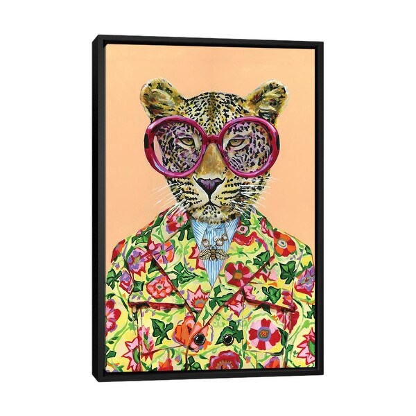 Large Wall Art, Framed Art, Gucci Leopard, by Heather Perry - Bed