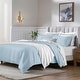 preview thumbnail 32 of 113, Superior Egyptian Cotton 650 Thread Count Solid Duvet Cover Set Twin - Baby Blue