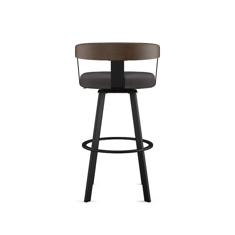 Amisco Lars Swivel Counter and Bar Stool