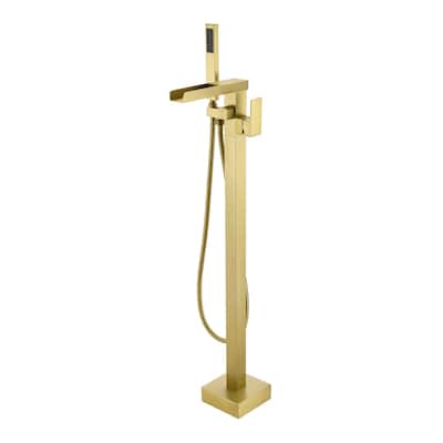 Single-Handle Freestanding Tub Faucet Mount Tub Faucet Bathtub Filler