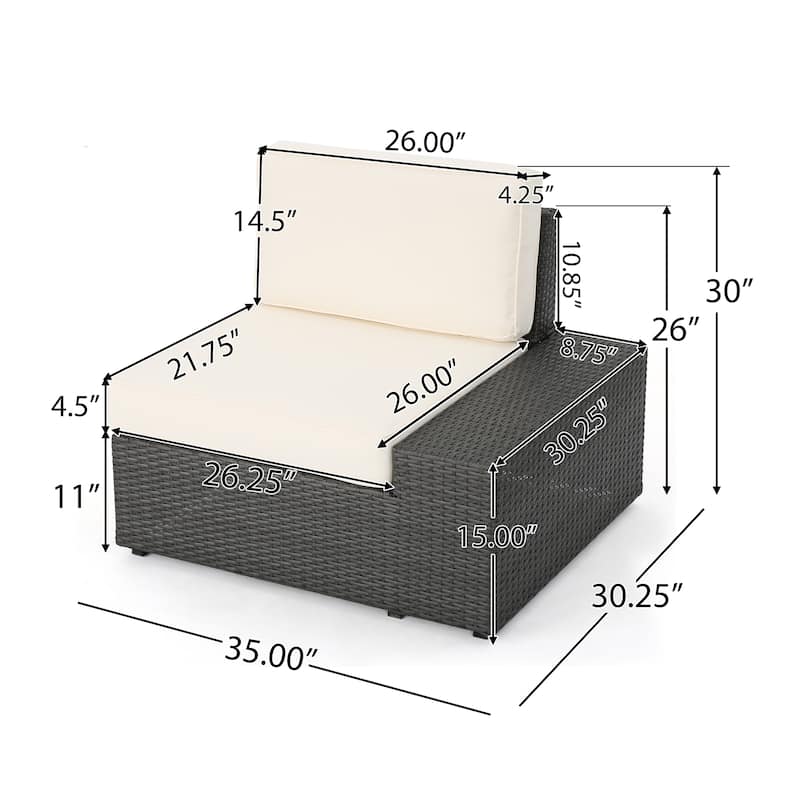 Best Sail Bridge Outdoor 6-piece Wicker Sofa Set by Havenside Home
