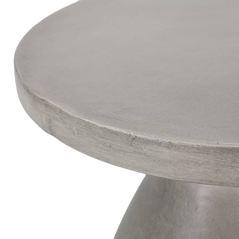 Outdoor LightWeight Concrete Side Table - 25.13