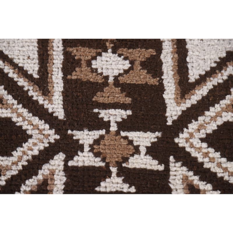 Beige / Ivory Anatolian Turkish Runner Rug Handmade Wool Carpet - 3'3"x 10'10"