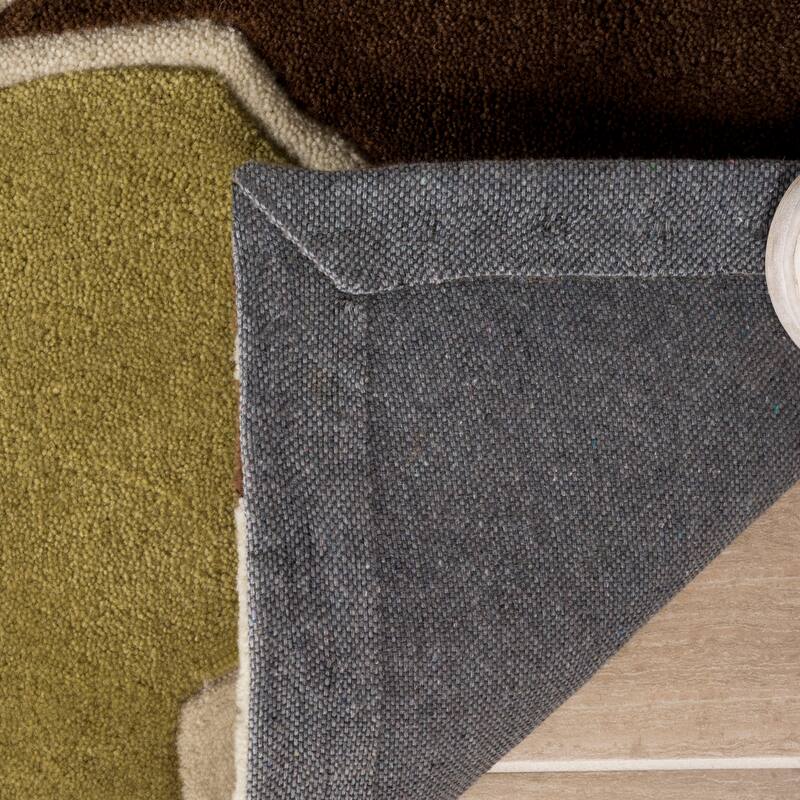 SAFAVIEH Handmade Modern Art Mackenzie Modern Polyester Rug