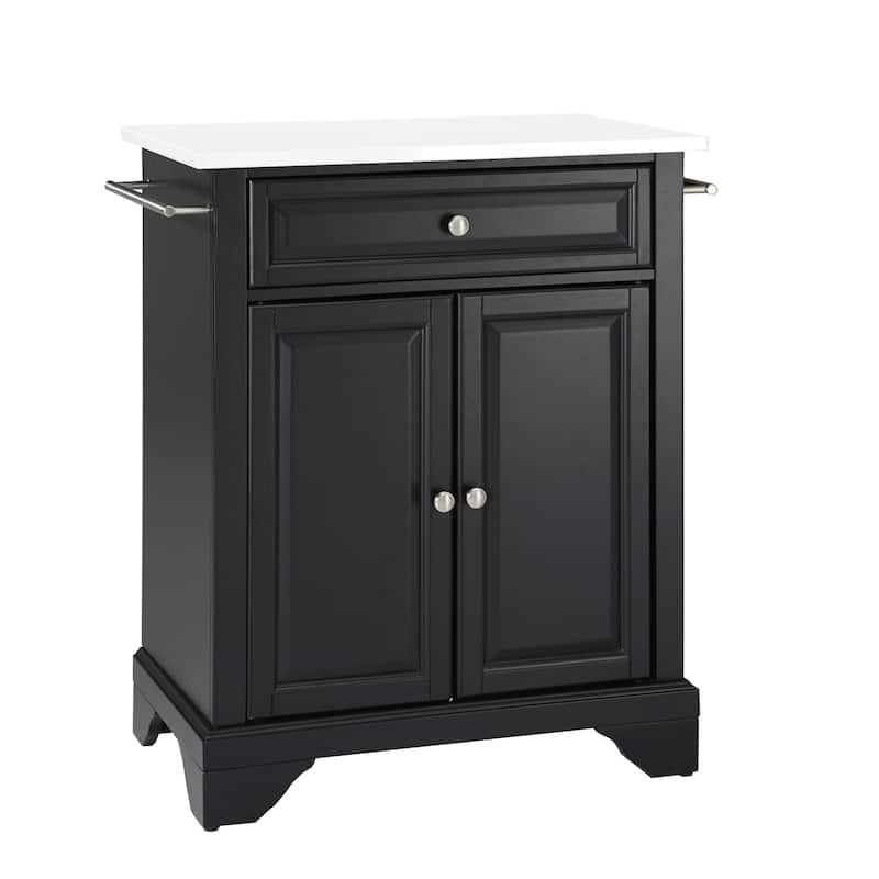 Crosley Lafayette Granite Top Portable Kitchen Island/Cart - 31"W x 18"D x 35.5"H