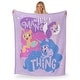preview thumbnail 8 of 70, Hasbro My Little Pony Silk Touch Throw Blanket