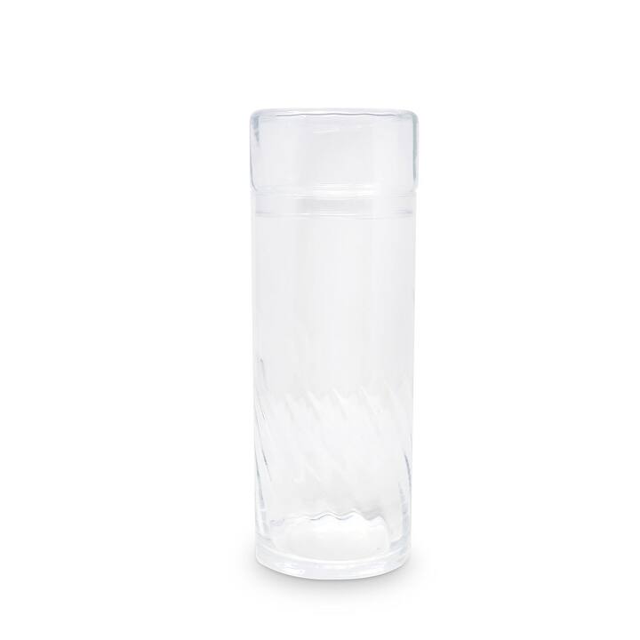 Canister Jar with Spiral Design, Liscio Ottico