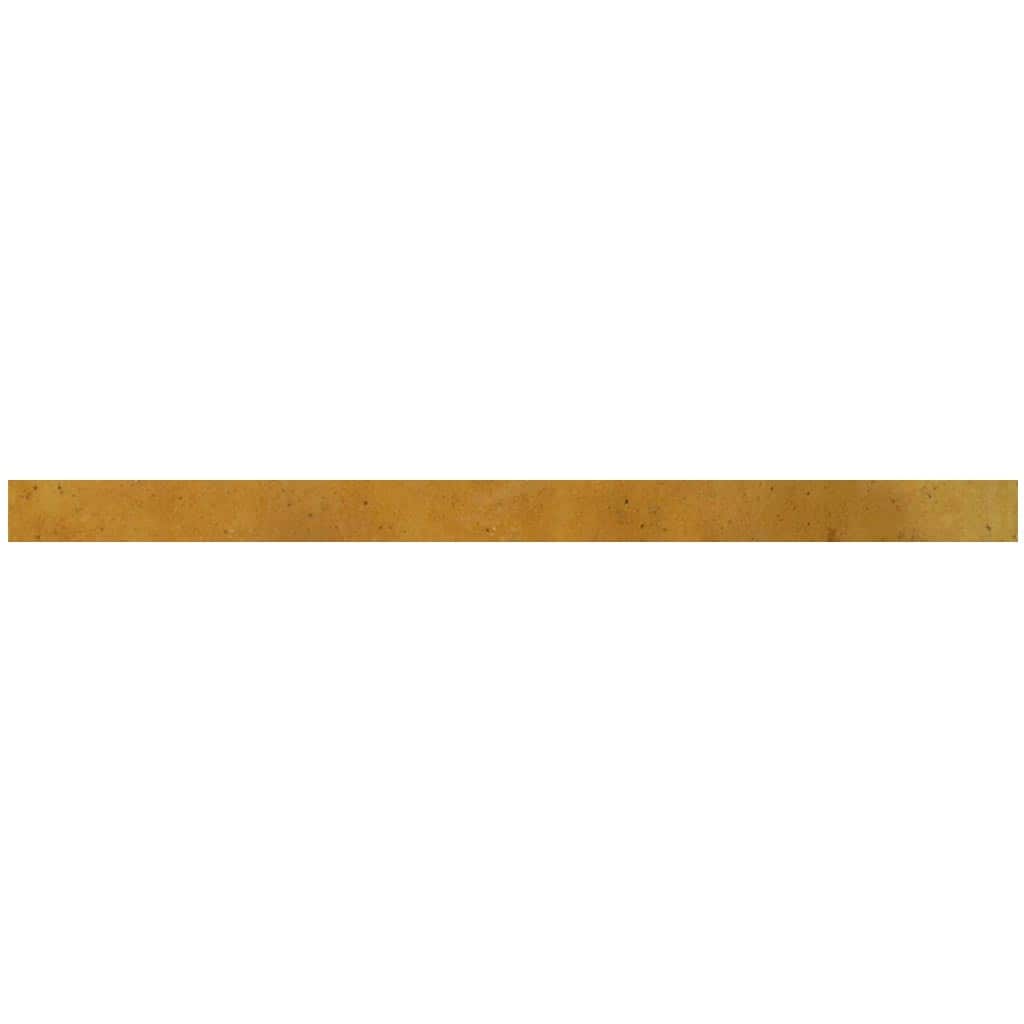 Apollo tile 0.5" x 8" Antiek Glossy Honey Orange Ceramic Tile (0.7 sq ft/case) - 10 Pack