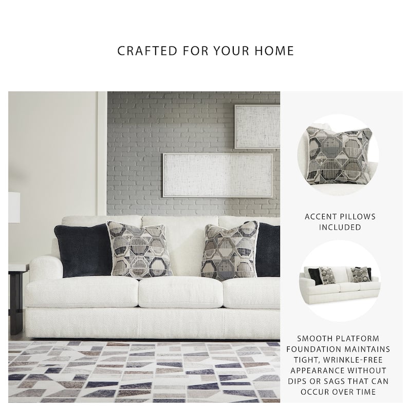 Signature Design by Ashley Karinne Sofa - 96"W x 41"D x 39"H