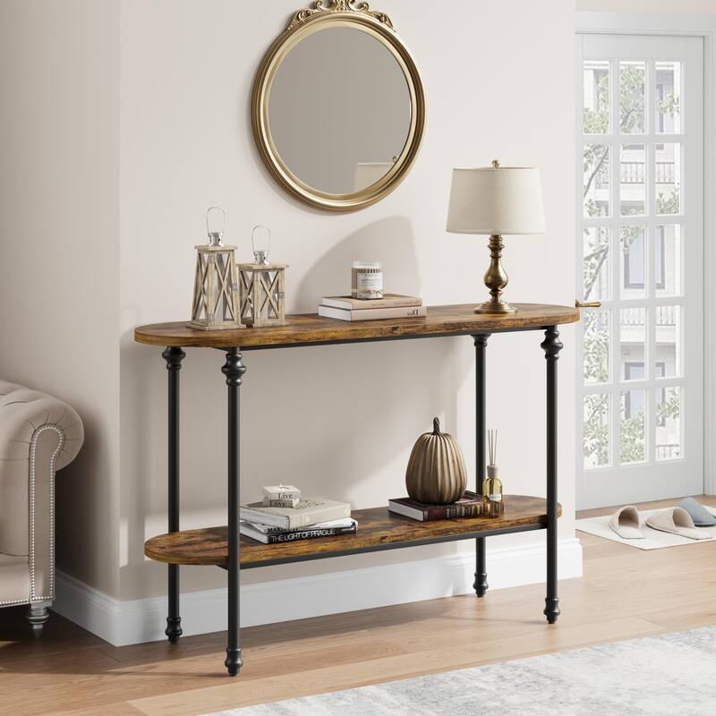 Farmhouse Entryway Table for Living Room, Hallway