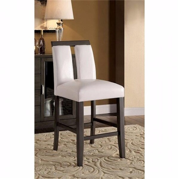 Luminar Ii Contemporary Counter Height Chair Gray Set Of 2