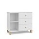 preview thumbnail 1 of 30, Storkcraft California 3 Drawer Combo Dresser White/Driftwood