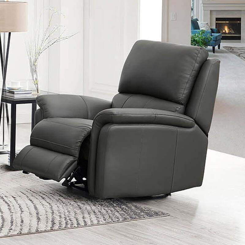 Hydeline Erindale Zero Gravity Power Recline and Headrest Top Grain Leather Recliner