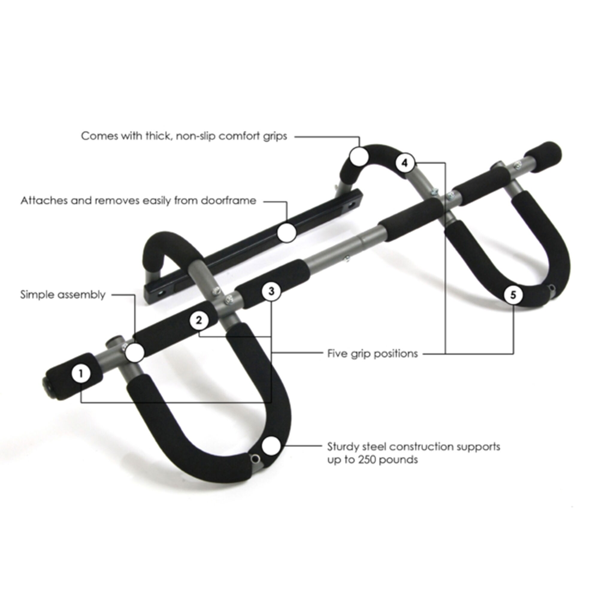 Stamina Products 50-0050 Doorway Trainer Plus Door Gym Home