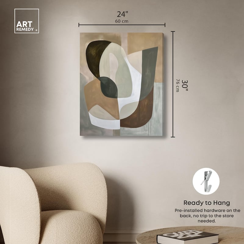 Soft Reverberations II Canvas by Art Remedy, Gallery Wrapped