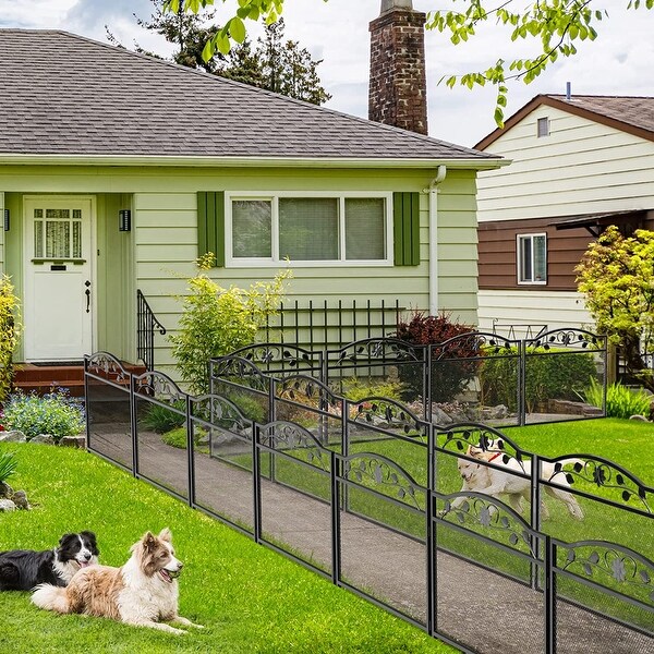 Decorative Garden Fence Retro Grass Border Metal Fencing Edging