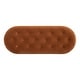 preview thumbnail 6 of 23, Melinda 48.5" Upholstered Tufted Oval Storage Bench with Bullion Fringe