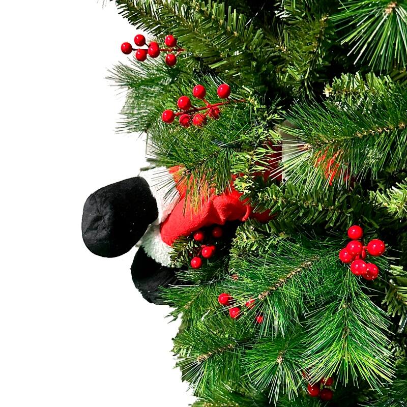 7.5 FT Upside Down Christmas Tree, PVC Pine Needles, Artificial Holiday