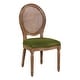 preview thumbnail 19 of 27, Stella Oval Back Chair Moss