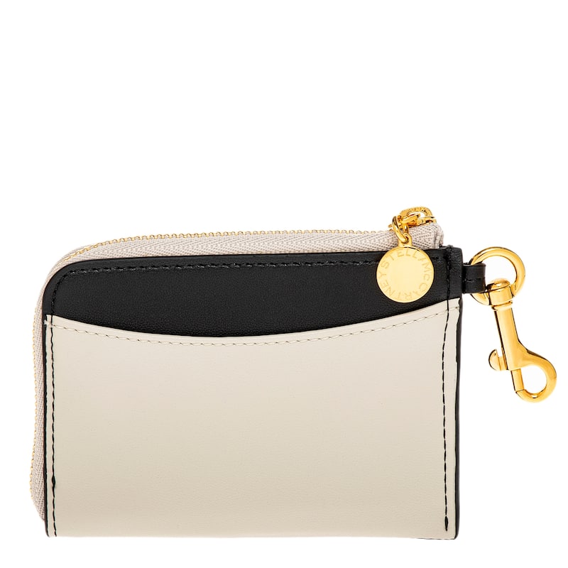 Stella McCartney Logo Zip Card Holder