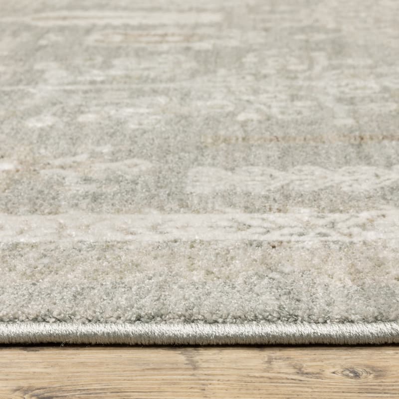 Kellan Vintage Nomadic Green/ Beige Area Rug