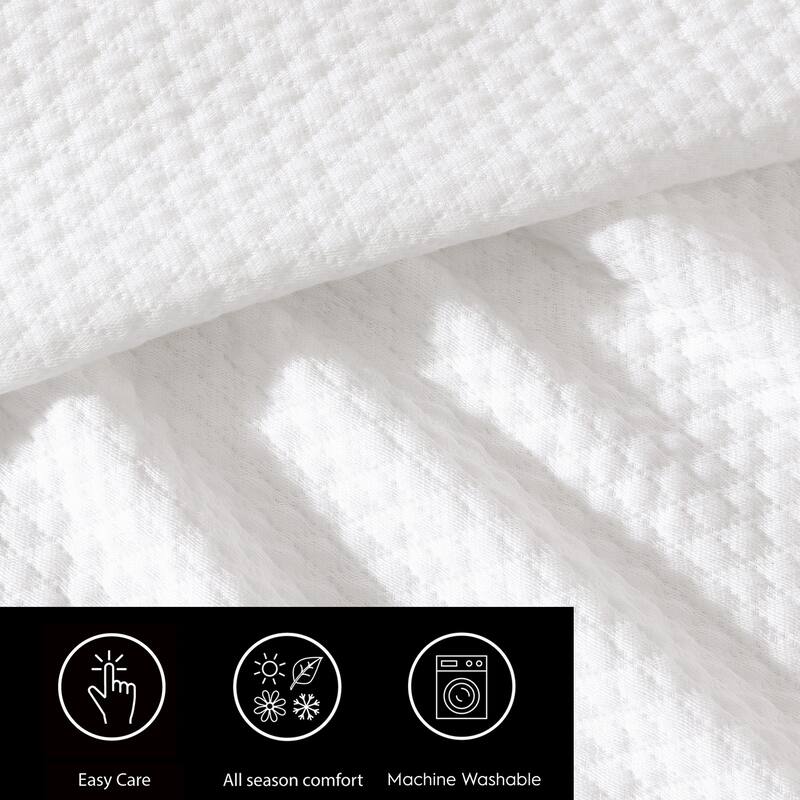 Vera Wang Matelesse Cotton Reversible Blanket