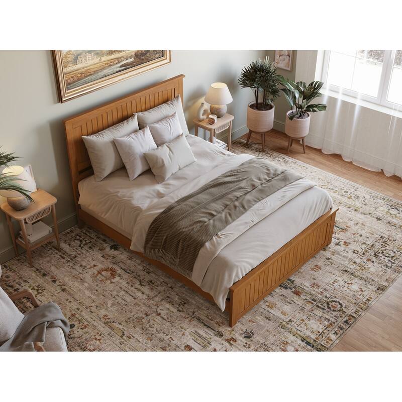AFI, Nantucket Foundation Bed with Matching Footboard