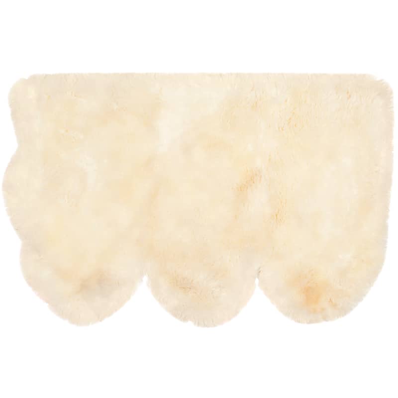 SAFAVIEH Handmade Sheepskin Aybek Genuine Pelt Rug