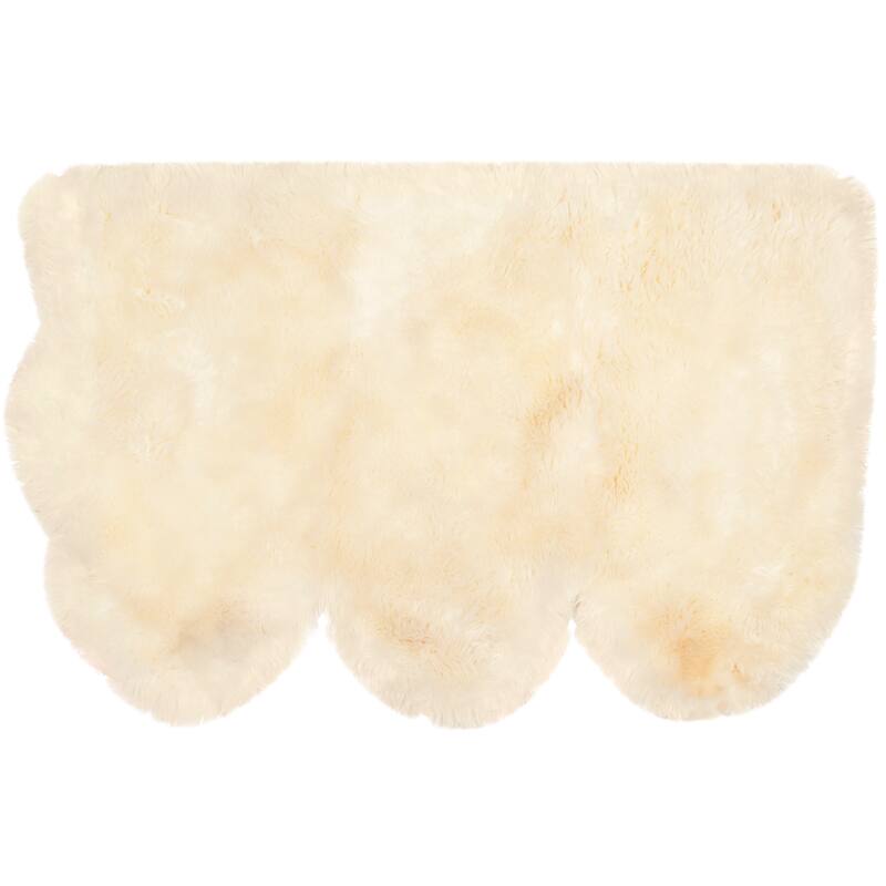 SAFAVIEH Handmade Sheepskin Aybek Genuine Pelt Rug