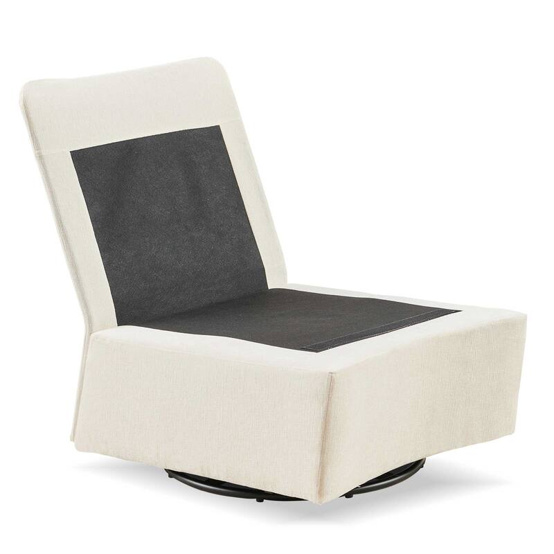 Chenille Single Swivel Sofa Chair
