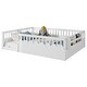 preview thumbnail 48 of 70, Safety Toddler Floor Bed Concise Fence Bed with Guardrails