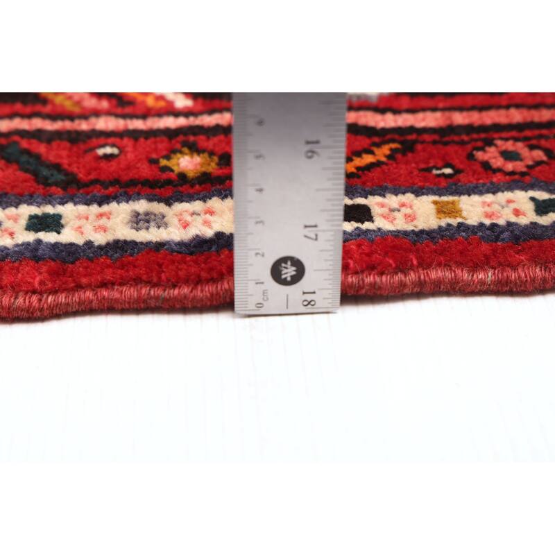 ECARPETGALLERY Hand-knotted Andelz Red Wool Rug - 2'10 x 10'4