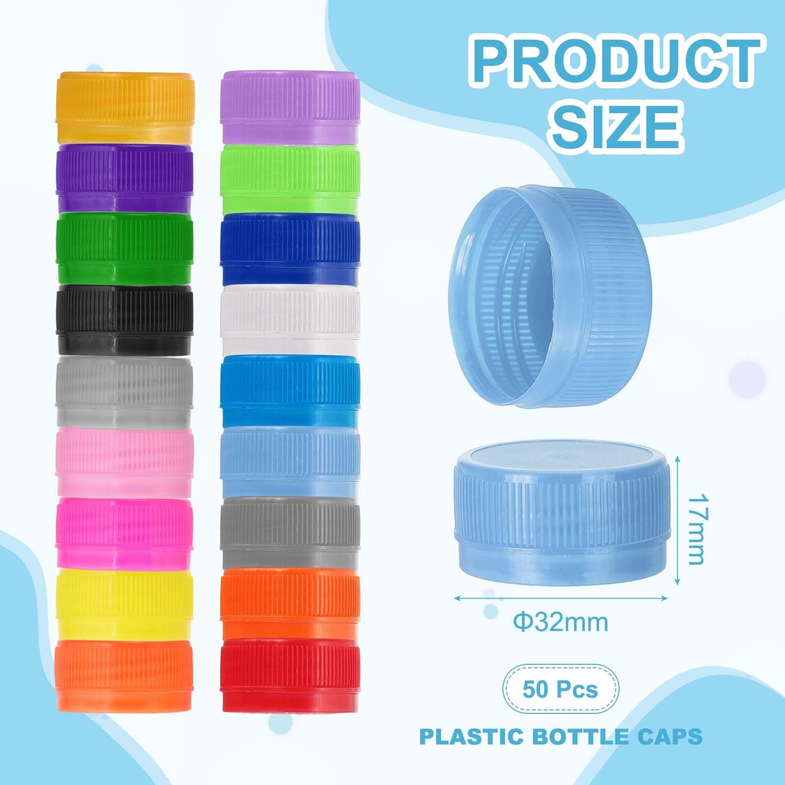 Plastic Bottle Caps Water Bottle Screw Lid Top
