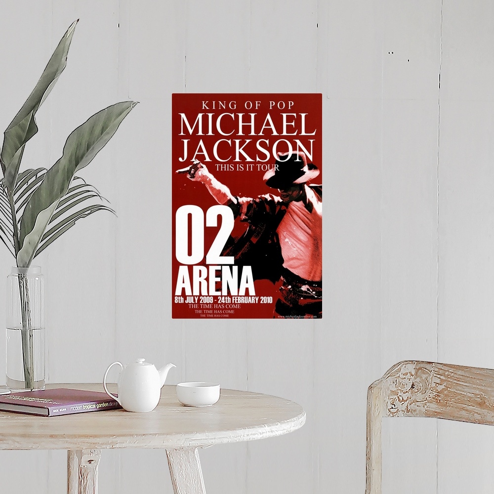 M. JACKSON THIS IS IT TOURポスター Michael Jackson - RARE Concert Poster - This Is It Tour - 02