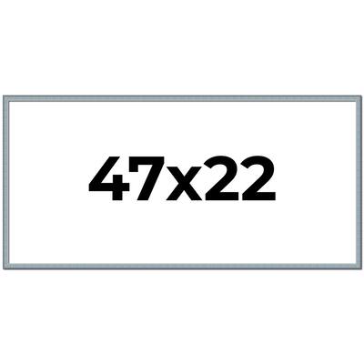 47x22 Frame Rustic Sky Blue Solid Wood Picture Frame | 0.75 Inch