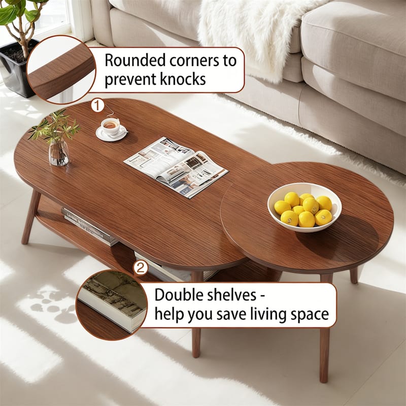 Modern Wooden Household Creative Outdoor/Indoor Coffee Table