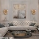 preview thumbnail 6 of 13, Glam Luxury 3-Light Tiered Crystal Wall Sconce Black Brass Bathroom Bedroom Accent Lamp - W 12.6" x H 15"