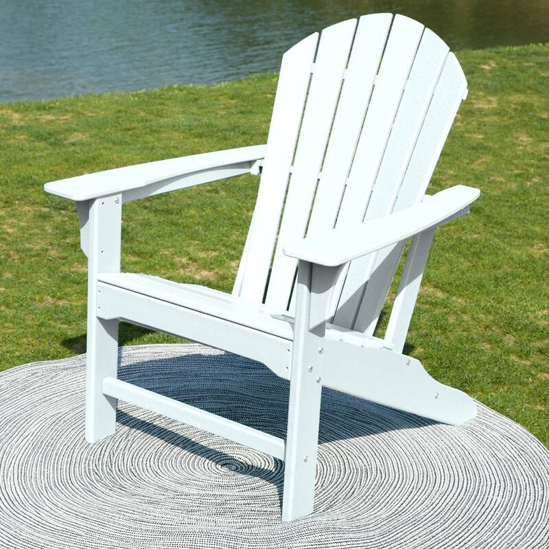 Recycled Plastic Modern Adirondack Chair,Outdoor Patio Chair