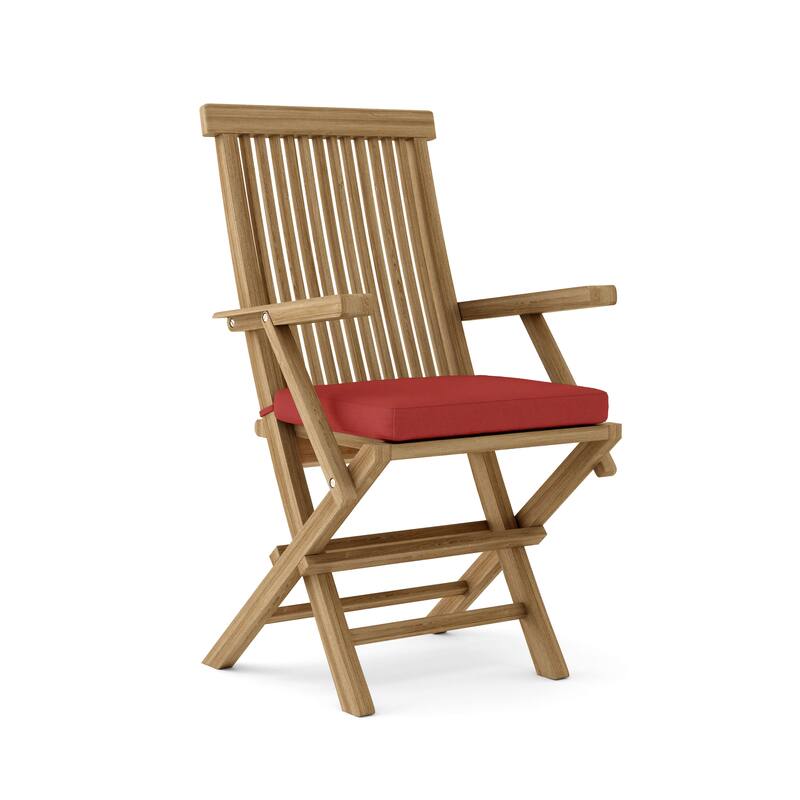 Classic Teak Outdoor Dining Chair - Foldable (Set of 2)