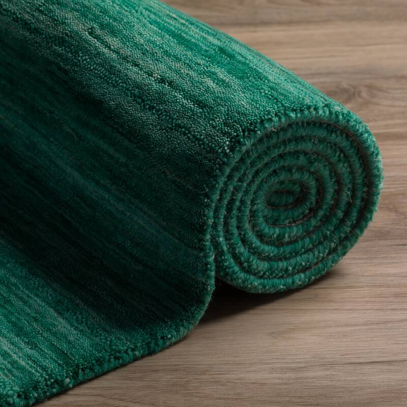Addison Cooper Multi Shade Solid Wool Area Rug