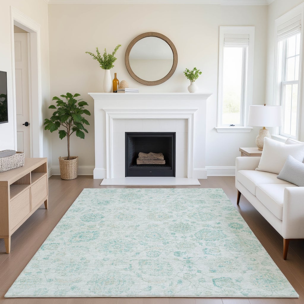 Premium Washable Super Soft Traditional Kashan Mayfield Rug