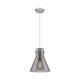 Option Satin Nickel / Light Smoke