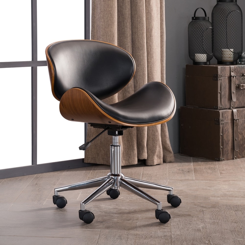 Corvus Madonna Mid-century Modern Adjustable Curved Office Chair