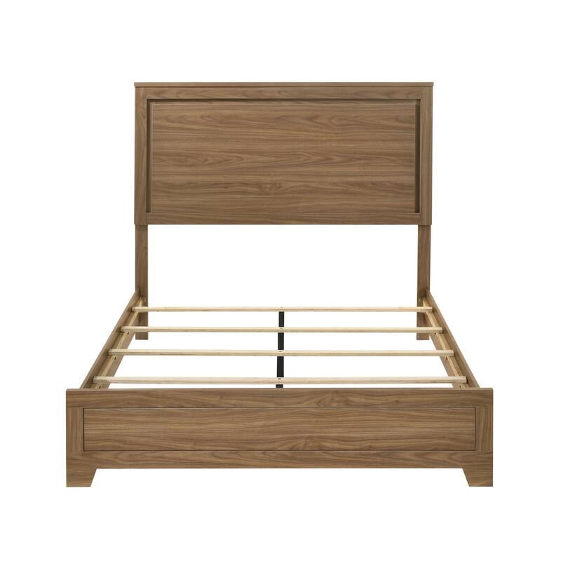 Furniture of America Nyess Modern Chestnut Brown 6-Piece Wood Bedroom Set