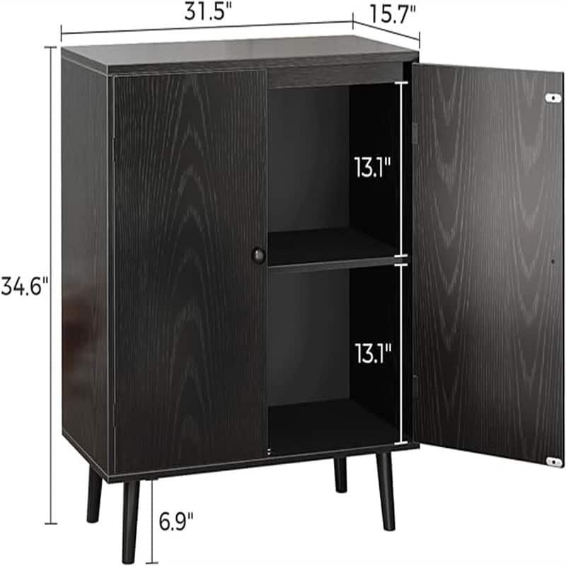 Buffet Cabinet - 15.7"D x 31.5"W x 34.6"H