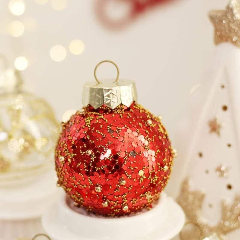 25 Pcs Christmas Decoration Ball Ornaments Set for Holiday Party Wedding - N/A
