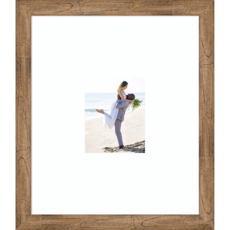 Owl Brown Narrow Framed Picture Frame, Photo Frame - 22x26 Matted to 8x10